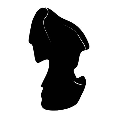 İskelet insan kalça kemiği leğen kemikleri - eller, bacaklar, göğüs kafaları, omurga, leğen kemiği, uyluk kemiği düz siyah renk konsept anatomi temsili beyaz arka planda izole edilmiş