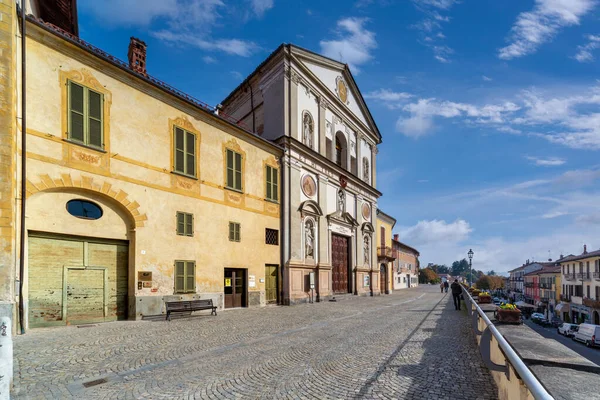 Bra Cuneo Piemont Italien Oktober 2021 Die Bruderschaftskirche Der Heiligen — Stockfoto