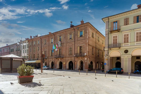 Fossano Cuneo Italien Februar 2022 Das Rathaus Der Roma Zwischen — Stockfoto