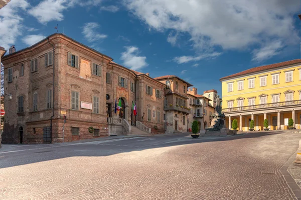 Cuneo Piemonte Italien Maj 2022 Stadshuset Projekt Bernardo Vittone 1897 — Stockfoto