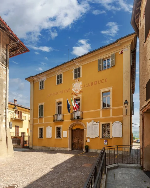 Carru Cuneo Piedmont Italy May 2022 Town Hall Communitas Carruci — ストック写真