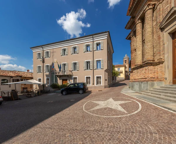 Morra Langhe Italy May 2022 Town Hall Building Piazza Municipio — стокове фото