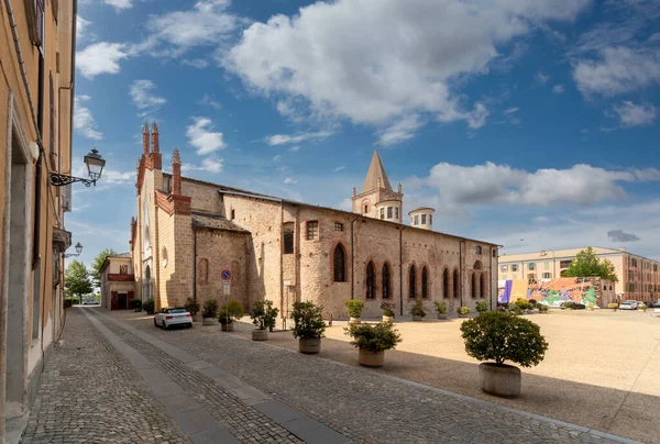 Cuneo Itálie Června 2022 Monumentální Komplex Bývalého Kostela San Francesco — Stock fotografie