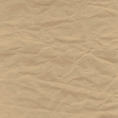 Old Texture of crumpled craft paper, background.