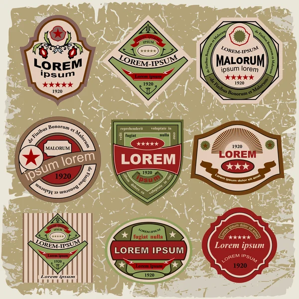 Vintage And Retro label — Stock Vector