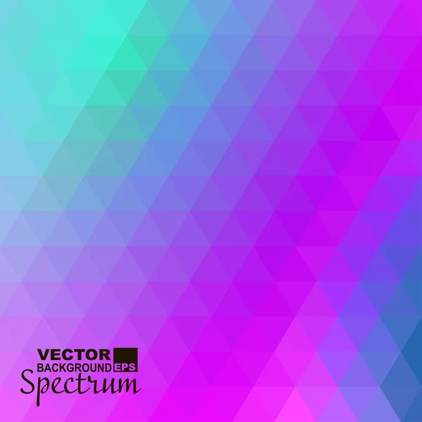 Patrón de formas geométricas. Flujo del efecto del espectro . — Vector de stock