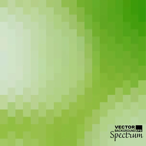3D Patrón geométrico abstracto de paralelogramos. Luz espectral verde de flujo . — Vector de stock