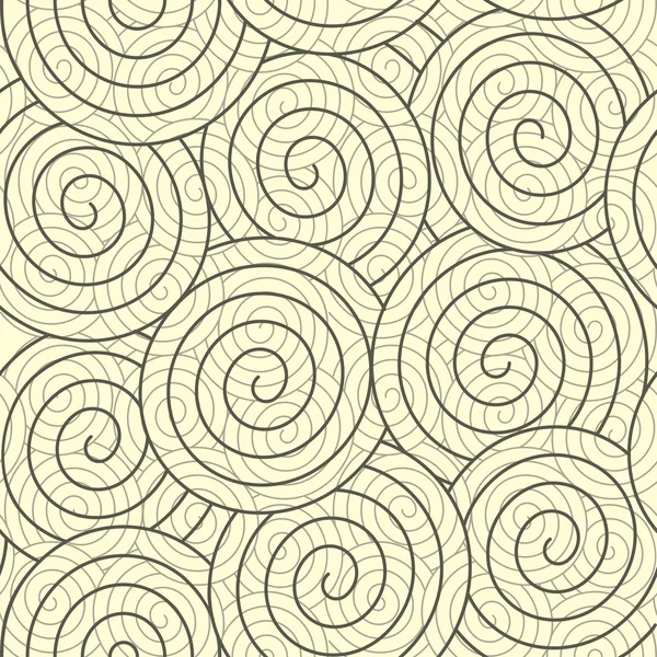 Modèle abstrait spirales sans couture, fond . — Image vectorielle