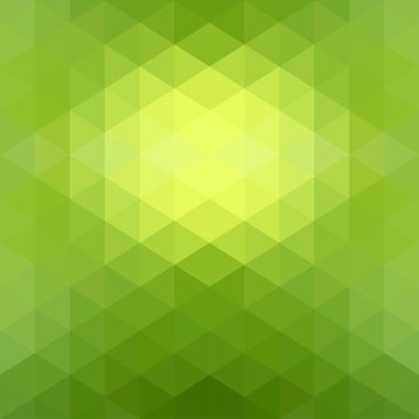 kesintisiz geometrik desen yapılmış üçgen.