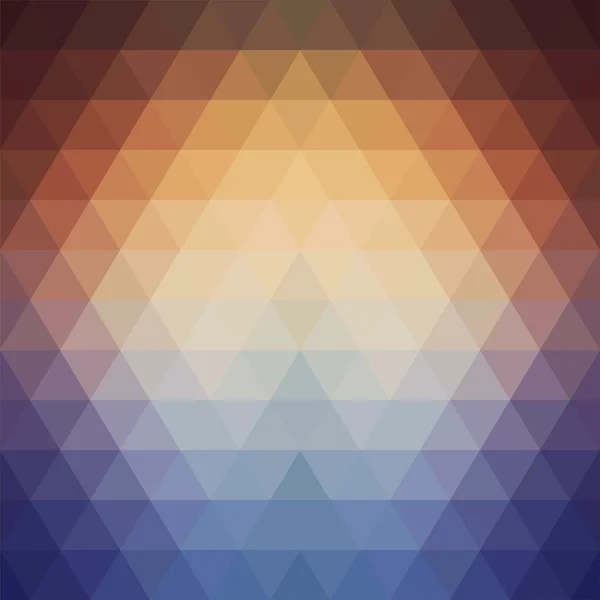 Nahtlose geometrische Muster aus Dreiecken. — Stockvektor
