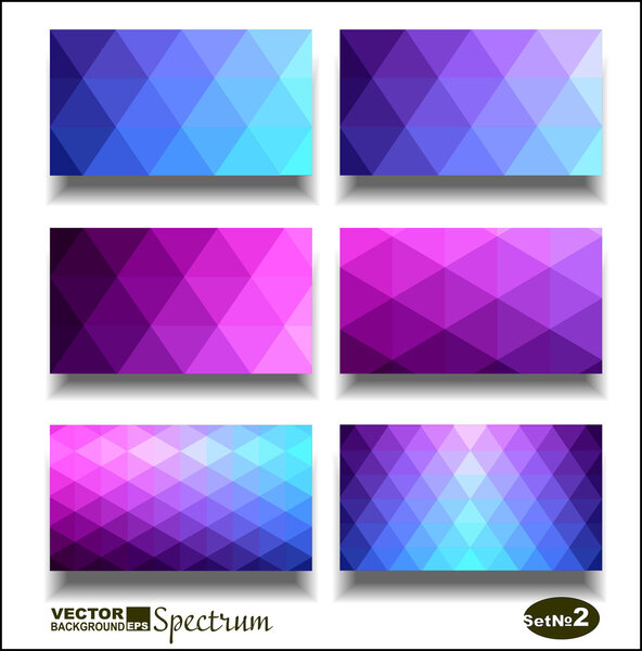 Vector banner set. Abstract header vector background .