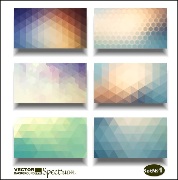 Vector banner set. abstracte koptekst vector achtergrond . Stockvector