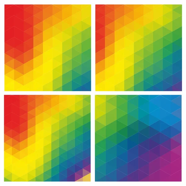 Patrón de formas geométricas. Flujo del efecto del espectro . — Archivo Imágenes Vectoriales
