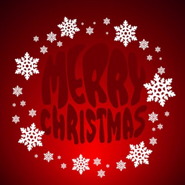 Noel tebrik kartı..