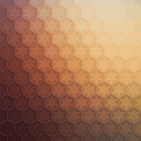 Modèle géométrique abstrait des hexagones et des étoiles . — Image vectorielle