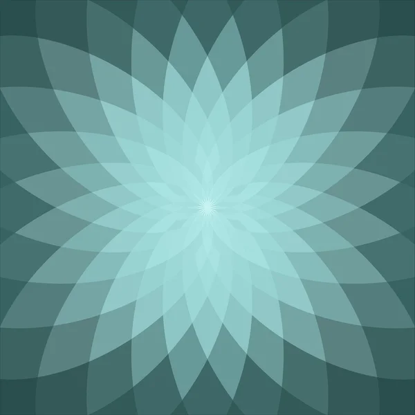 Fleur géométrique lumineuse . — Image vectorielle