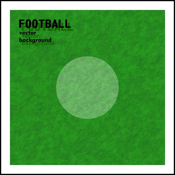 Voetbal (soccer) vector achtergrond, een boete marker punt — Stockvector