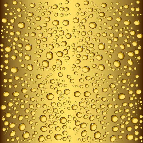 Cerveza gotas textura sin costuras — Vector de stock