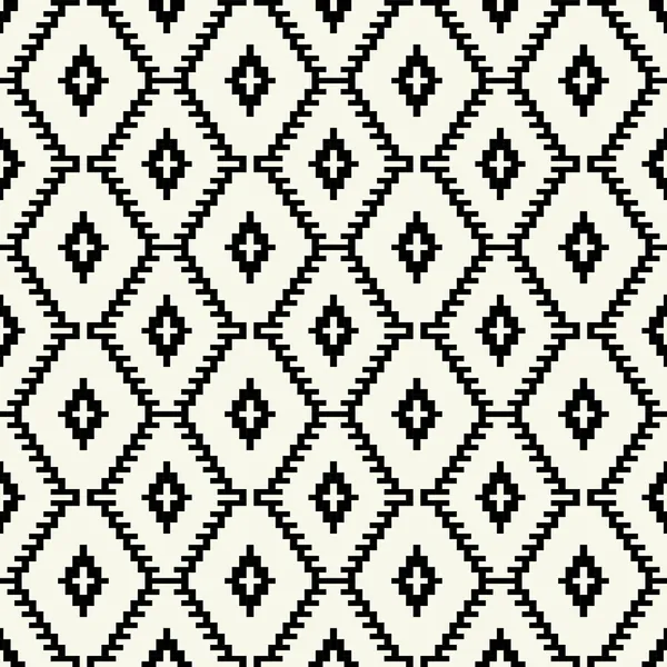 Schwarz-weißes Muster — Stockvektor