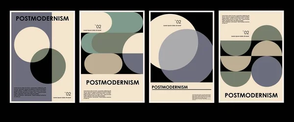 Artworks, poster inspired postModern of vector abstract dynamic symmetic symbol with bold geometry shape, poster art design, magazine front page, hi-tech print, cover arart. — 스톡 벡터