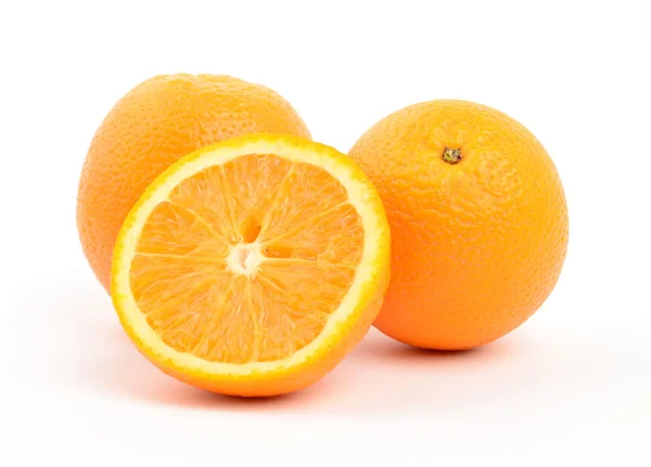 Oranges isolated on white — Stock Photo, Image