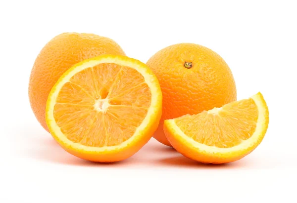 Oranges isolated on white — Stock Photo, Image