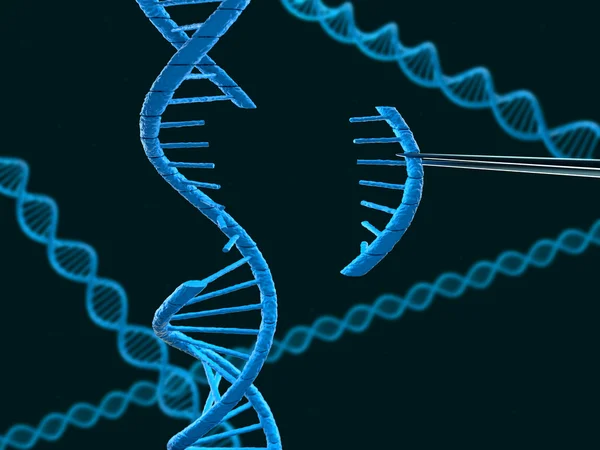 Modificação do dna — Fotografia de Stock