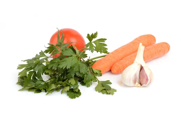 Vegetables isolated on white — Stock Photo, Image