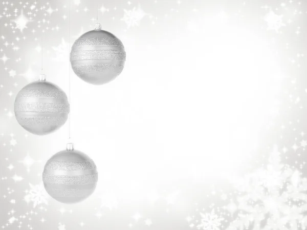 Boże Narodzenie dekoracje z płatki śniegu — Zdjęcie stockowe