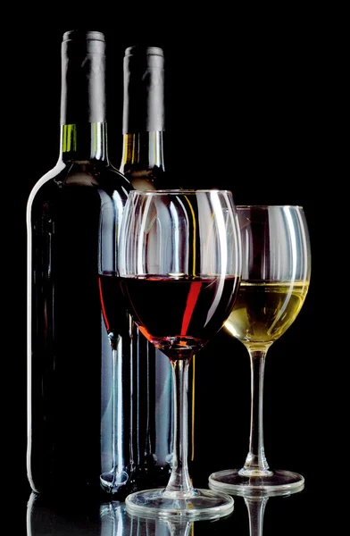 Red and white wine — Stock Photo, Image