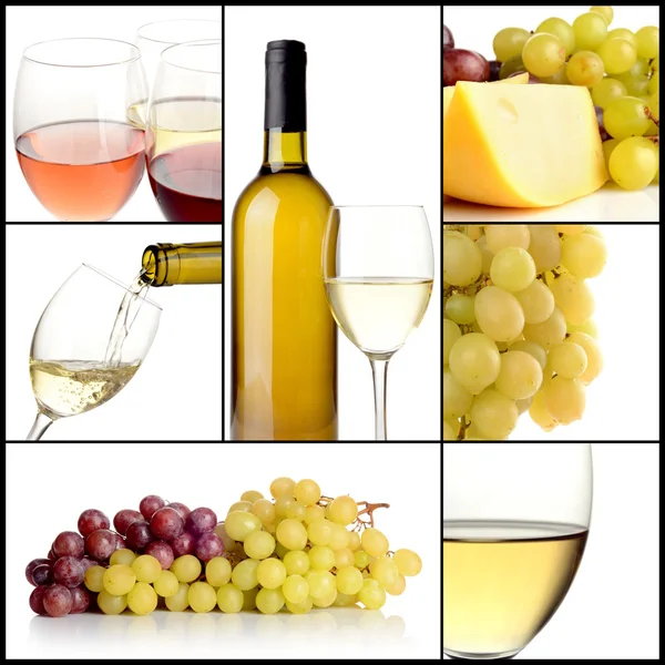 Collage de vino —  Fotos de Stock