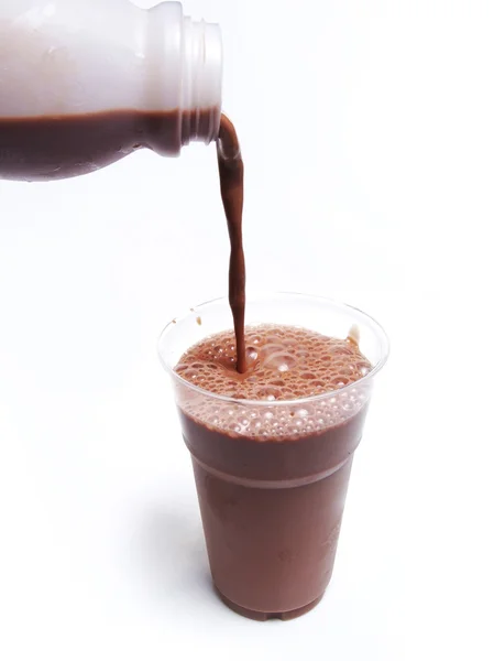 Iced Chocolate Milk — Stock Photo, Image