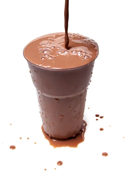 Latte al cioccolato freddo — Foto Stock