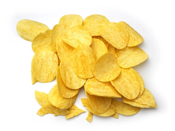 Bramborové chipsy samostatný — Stock fotografie