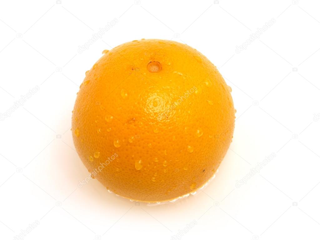 Fresh orange and drop
