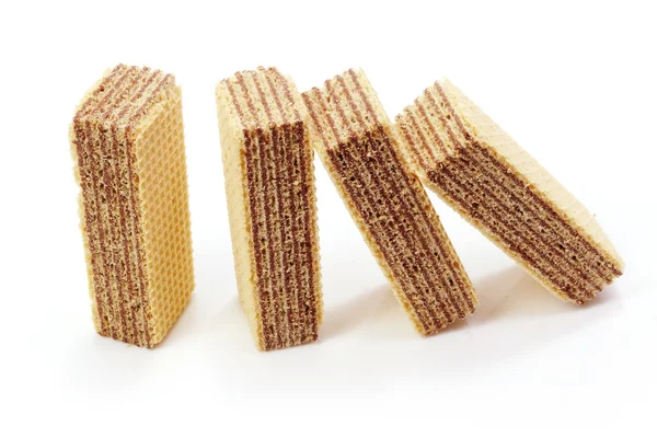 Chocolate Wafer In Isolated — Stock Photo, Image