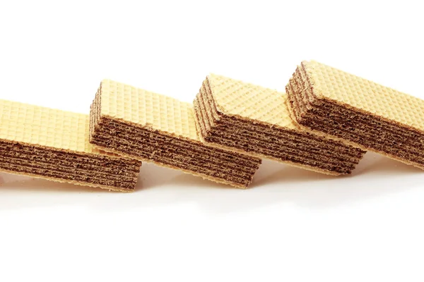 Chocolate Wafer In Isolated — Stock Photo, Image