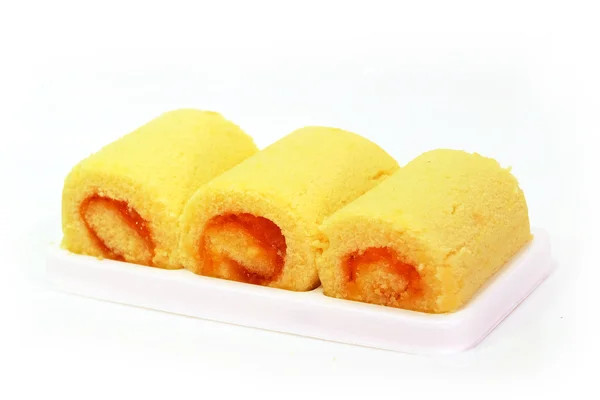 Marmalade roll cake — Stock Photo, Image