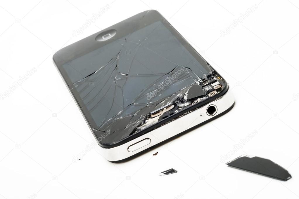 Broken phone screen