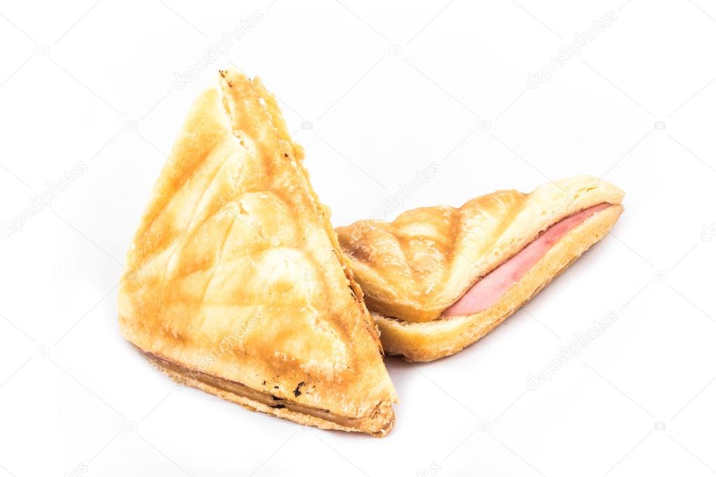 Homemade sandwich ham and cheese