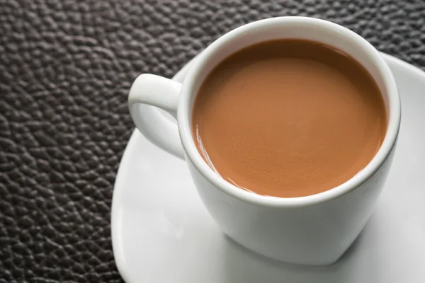 Chocolate malt in the cup — Stock Photo, Image