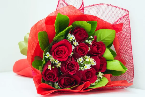 Red rose bouquet — Stock Photo, Image