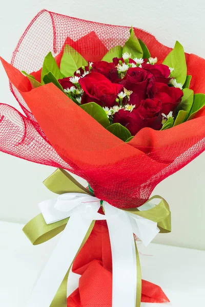 赤いバラの花束 — ストック写真
