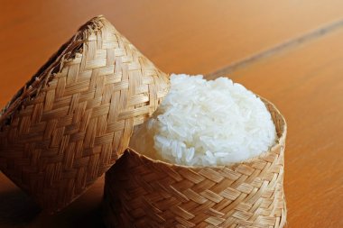 Bambu paket sıcak yapışkan pirinç