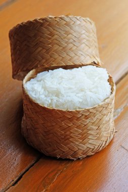 Bambu paket sıcak yapışkan pirinç