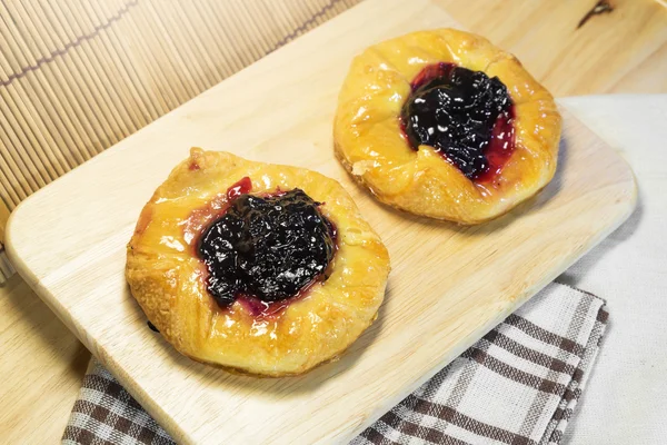 Blueberry danish — Stock Photo, Image