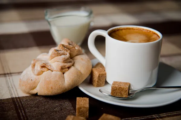 Caffè con biscotti — Foto Stock