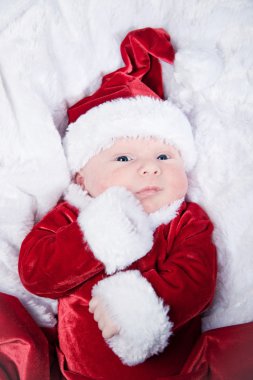 . yeni doğan bebek ve Noel.