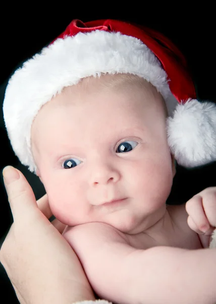 . newborn baby and Christmas. — Stock Photo, Image