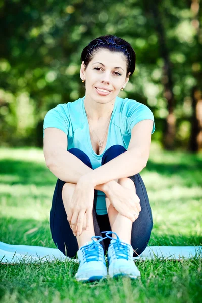 Atleta femenina . — Foto de Stock